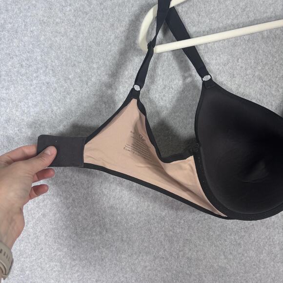 Olga To A Tee 35145 Bra 40D Black Lightly Padded Underwire Seamless Smoothing - Picture 6 of 8